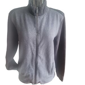 Calvin Klein Mens Black and Grey Light Zip Up Jacket Size M